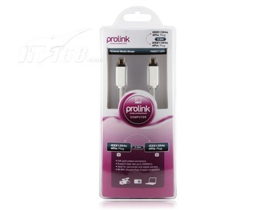 Prolink PMM系列1394b 4pin火线转接卡产品图赏 PMM371-0200连接线赏析